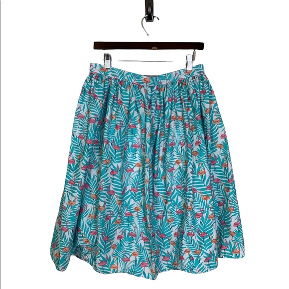 Magnolia Park Dresses & Skirts - Magnolia Park Womens Flamingo Print skirt Size Large